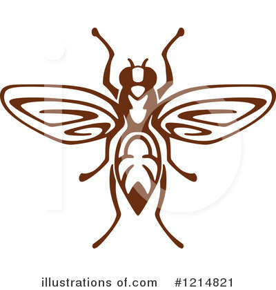Royalty-Free (RF) Wasp Clipart Illustration by Vector Tradition SM - Stock Sample #1214821