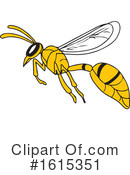 Wasp Clipart #1615351 by patrimonio