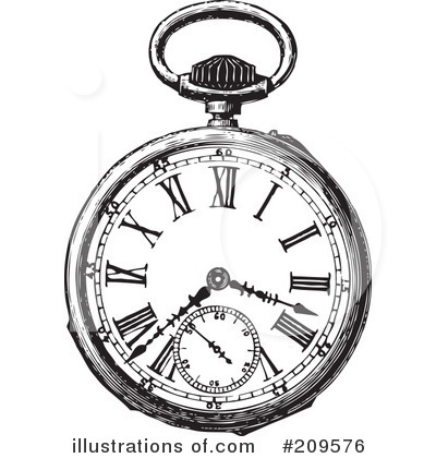 Pocket Watch Clipart #209576 by BestVector