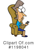 Watching Tv Clipart #1198041 by toonaday
