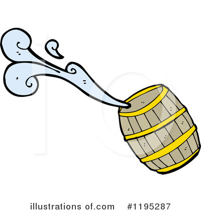Royalty-Free (RF) Water Barrell Clipart Illustration by lineartestpilot - Stock Sample #1195287