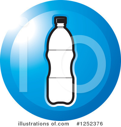Royalty-Free (RF) Water Bottle Clipart Illustration by Lal Perera - Stock Sample #1252376