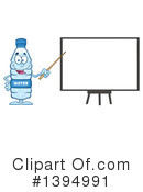 Water Bottle Clipart #1394991 by Hit Toon