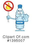 Water Bottle Clipart #1395007 by Hit Toon