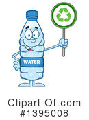 Water Bottle Clipart #1395008 by Hit Toon