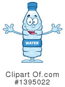 Water Bottle Clipart #1395022 by Hit Toon
