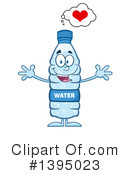 Water Bottle Clipart #1395023 by Hit Toon