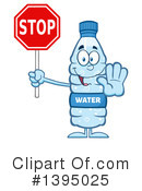 Water Bottle Clipart #1395025 by Hit Toon