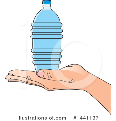 Water Bottle Clipart #1441137 by Lal Perera