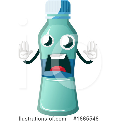 Royalty-Free (RF) Water Bottle Clipart Illustration by Morphart Creations - Stock Sample #1665548