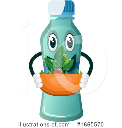 Royalty-Free (RF) Water Bottle Clipart Illustration by Morphart Creations - Stock Sample #1665570