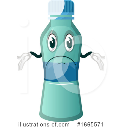 Water Bottle Clipart #1665571 by Morphart Creations