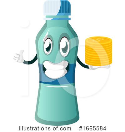 Water Bottle Clipart #1665584 by Morphart Creations