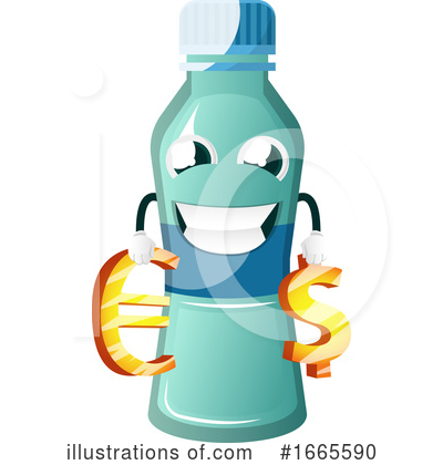 Water Bottle Clipart #1665590 by Morphart Creations