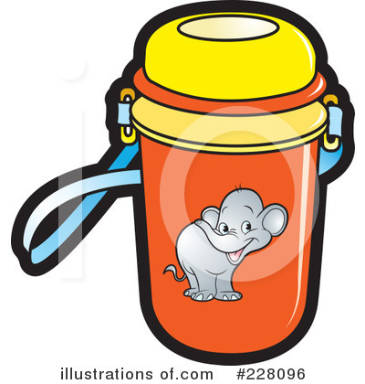 Royalty-Free (RF) Water Bottle Clipart Illustration by Lal Perera - Stock Sample #228096