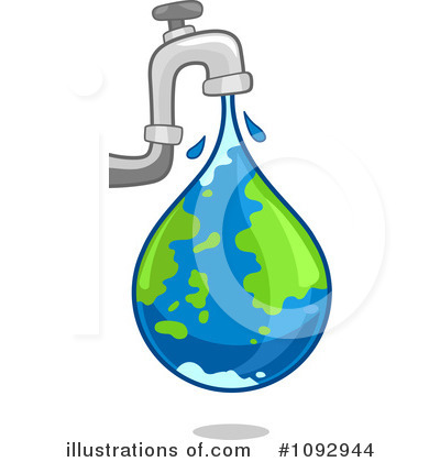 Water Droplet Clipart #1092944 by BNP Design Studio