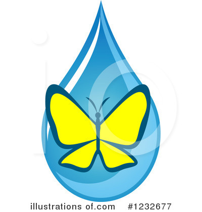 Water Drops Clipart #1232677 by Vector Tradition SM