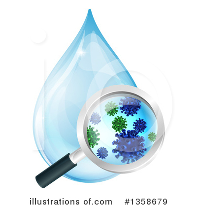 Water Drop Clipart #1358679 by AtStockIllustration