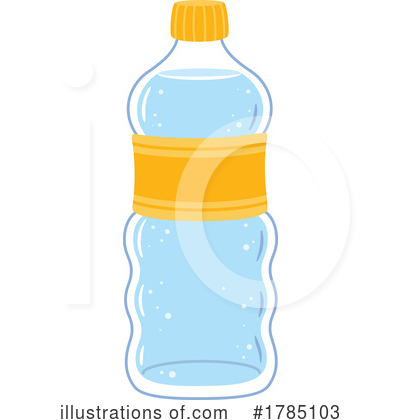 Water Bottle Clipart #1785103 by Vector Tradition SM