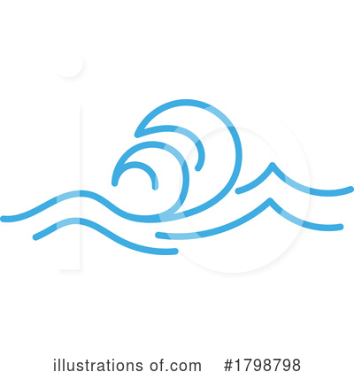 Waves Clipart #1798798 by Vector Tradition SM