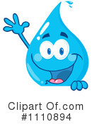 Water Drop Clipart #1110894 by Hit Toon