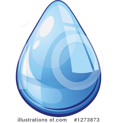 Water Drops Clipart #1273873 by Vector Tradition SM