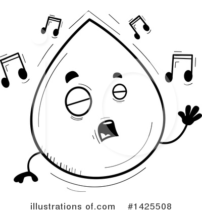Royalty-Free (RF) Water Drop Clipart Illustration by Cory Thoman - Stock Sample #1425508