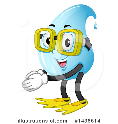 Royalty-Free (RF) Water Drop Clipart Illustration by BNP Design Studio - Stock Sample #1438614