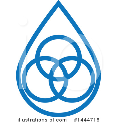 Royalty-Free (RF) Water Drop Clipart Illustration by ColorMagic - Stock Sample #1444716