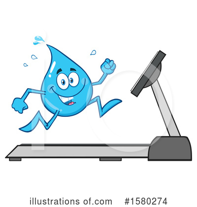 Treadmill Clipart #1580274 by Hit Toon