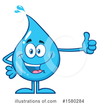 Waterdrop Clipart #1580284 by Hit Toon