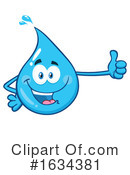 Water Drop Clipart #1634381 by Hit Toon