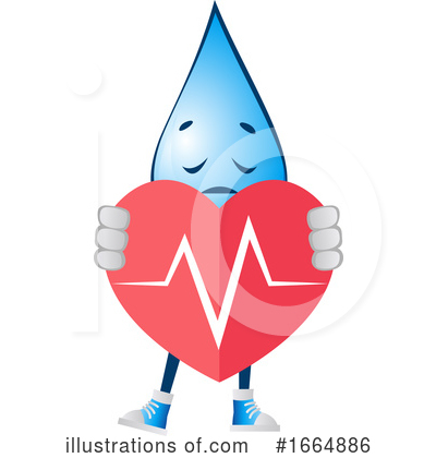 Royalty-Free (RF) Water Drop Clipart Illustration by Morphart Creations - Stock Sample #1664886