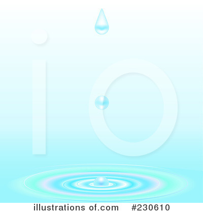 Royalty-Free (RF) Water Drop Clipart Illustration by elaineitalia - Stock Sample #230610