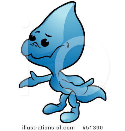 Royalty-Free (RF) Water Drop Clipart Illustration by dero - Stock Sample #51390