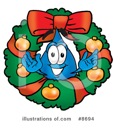 Royalty-Free (RF) Water Drop Clipart Illustration by Mascot Junction - Stock Sample #8694