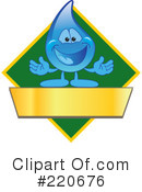 Water Droplet Character Clipart #220676 by Mascot Junction