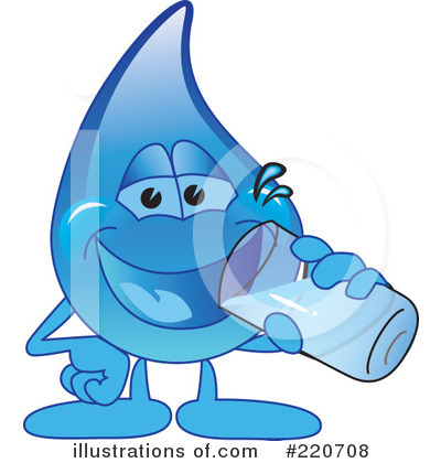 Thirsty Clipart #220708 by Mascot Junction