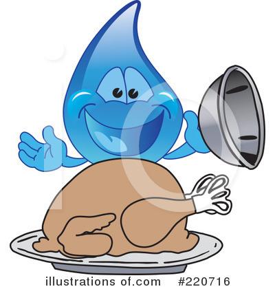 Water Droplet Character Clipart #220716 by Toons4Biz