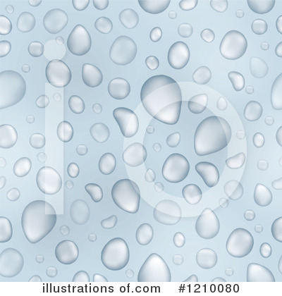 Royalty-Free (RF) Water Drops Clipart Illustration by visekart - Stock Sample #1210080