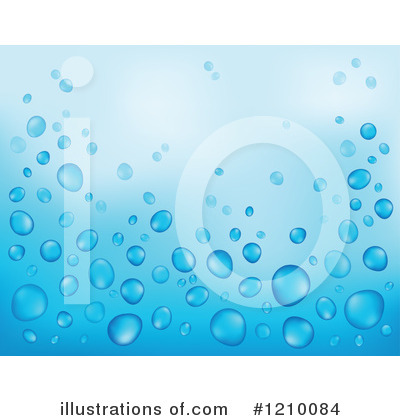 Royalty-Free (RF) Water Drops Clipart Illustration by visekart - Stock Sample #1210084