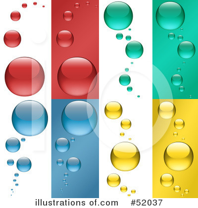 Royalty-Free (RF) Water Drops Clipart Illustration by dero - Stock Sample #52037