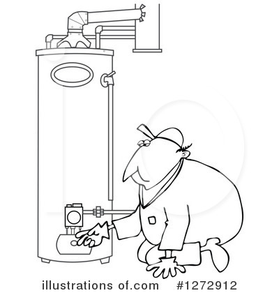 Royalty-Free (RF) Water Heater Clipart Illustration by djart - Stock Sample #1272912