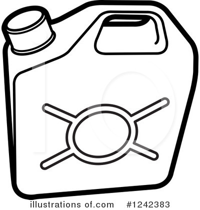 Gas Can Clipart #1242383 by Lal Perera
