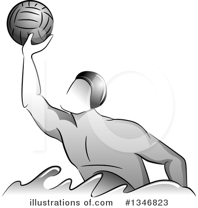Royalty-Free (RF) Water Polo Clipart Illustration by BNP Design Studio - Stock Sample #1346823