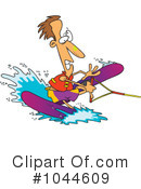 Water Skiing Clipart #1044609 by toonaday