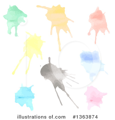 Royalty-Free (RF) Watercolor Clipart Illustration by vectorace - Stock Sample #1363874