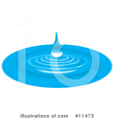 Water Drop Clipart #11473 by AtStockIllustration
