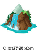 Waterfall Clipart #1779518 by Vector Tradition SM