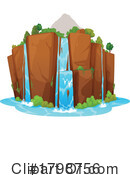 Waterfall Clipart #1798756 by Vector Tradition SM